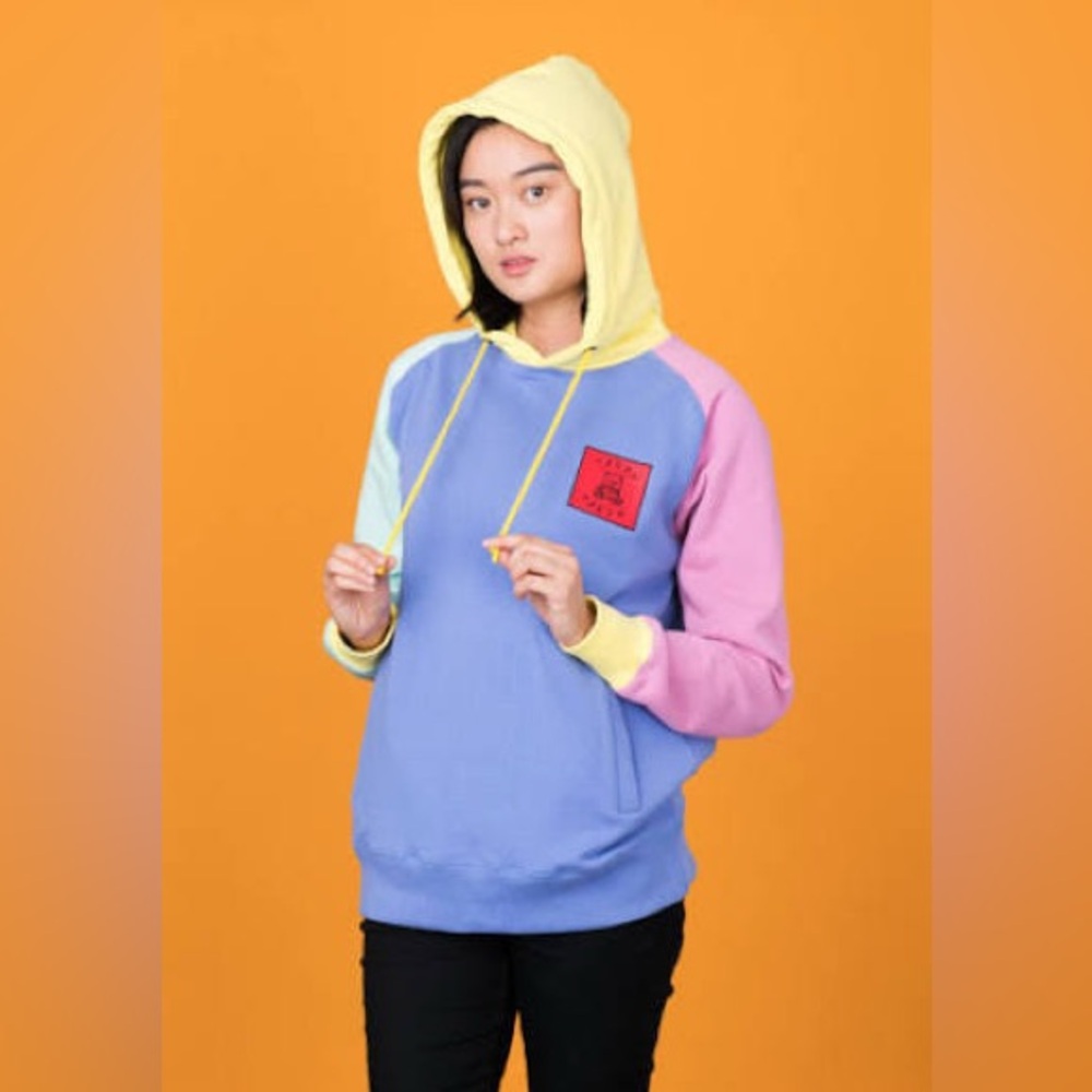 Teddy Fresh Pastel Colorblock Women's Hoodie